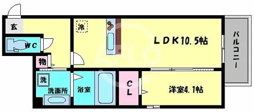 D-room新今里【2階】の間取り