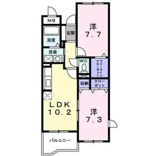 エクセレンテ【1階】の間取り