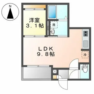 REGALEST黄金【3階】の間取り