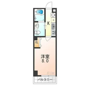 フラッティ今出川天神【3階】の間取り