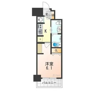 エステムプラザ京都御所ノ内REGIA【5階】の間取り