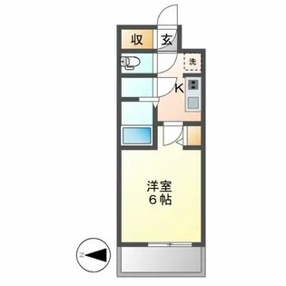 メイクス今池PRIME【12階】の間取り