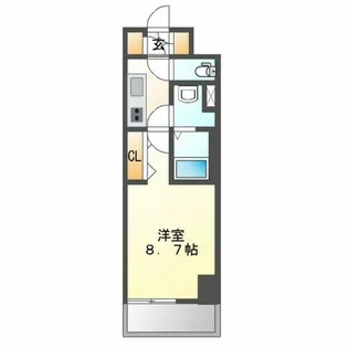 メイクス上前津Ⅳ【902号室】の間取り