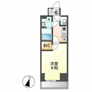 M-Luxe丸の内【801号室】の間取り