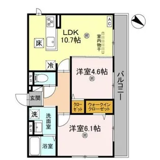 リバティスクエア楓【2階】の間取り