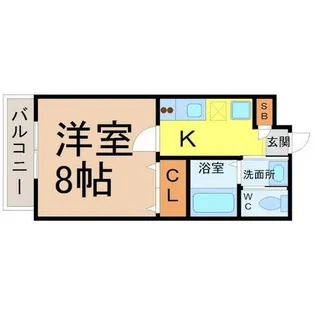 プライマル名古屋吹上【6階】の間取り