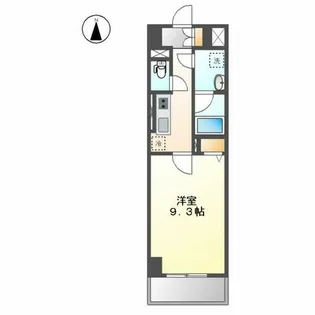 パルファン ドゥ ジョア【7階】の間取り
