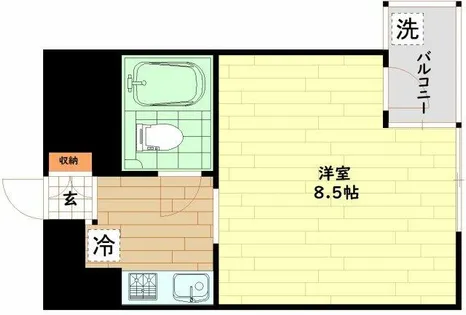 アスタ・ラ・ビスタ新梅田【4階】の間取り