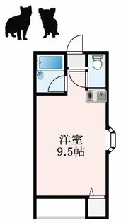 RIZEONE富田林レジデンスⅡ【2階】の間取り