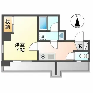 グランビル泉【602号室】の間取り