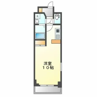 プレディアスタイル白川公園【1204号室】の間取り