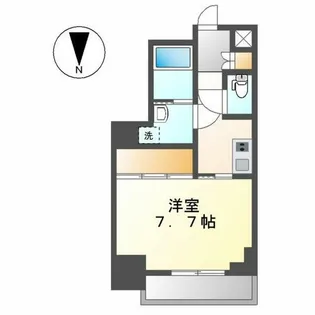プレディアスタイル白川公園【609号室】の間取り