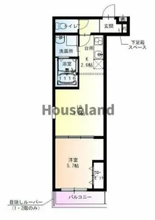 フジパレス市駅東ウエスト【1階】の間取り