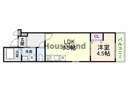 フジパレス中之島イースト【3階】の間取り