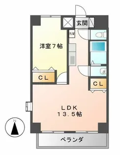 ルラシオン吹上【1001号室】の間取り