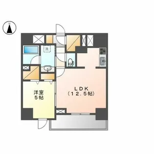 Flair丸の内【11階】の間取り