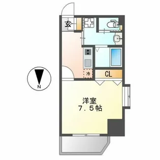 プレシャス名駅【303号室】の間取り