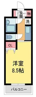 ベルグラン宝塚【307号室】の間取り