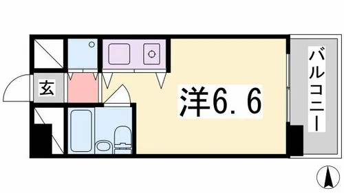 クリーンピア南大路時計台【901号室】の間取り