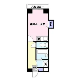 シャトー三和船場【3階】の間取り