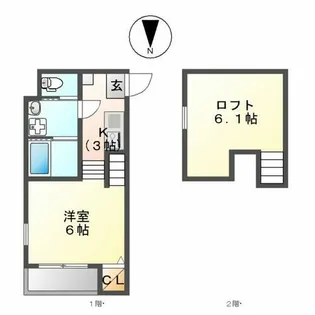 AVANTI【2階】の間取り