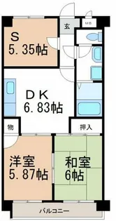 サンルート23【3階】の間取り