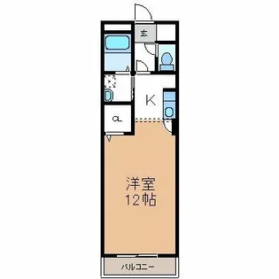 サンポット【101号室】の間取り