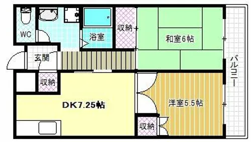 エトワールすみいち【3階】の間取り