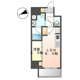ストーリア名古屋城西【504号室】の間取り