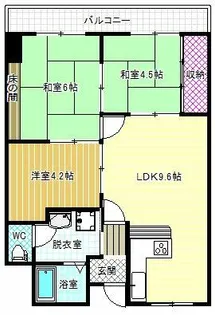美幸マンション【2階】の間取り