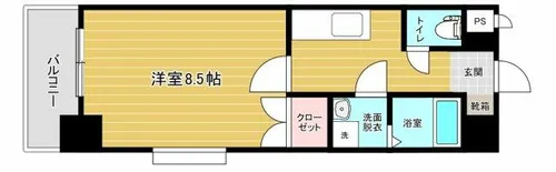 リファレンス門司駅前【2階】の間取り