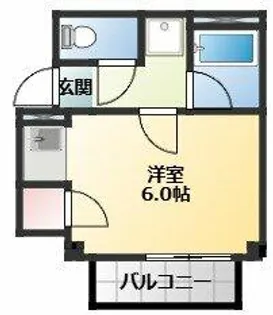 ツインツリー【6階】の間取り