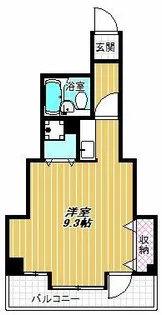 ハイネス石川【6階】の間取り