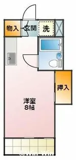 ユトリロ北山【4階】の間取り