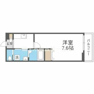 ALEGRIA古川橋Ⅱ【2階】の間取り