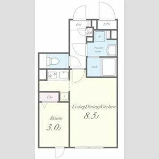 quador(クアドール)神宮西【4階】の間取り