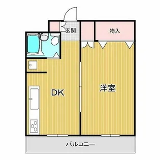 Belong中百舌鳥(旧 ロゴス中百舌鳥)【1階】の間取り