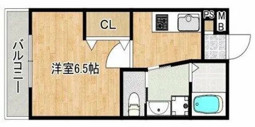 GROOVE住吉【3階】の間取り