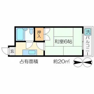 シャトードミール【4階】の間取り