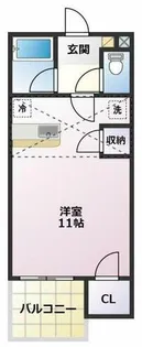 セザンヌ佐藤【203号室】の間取り