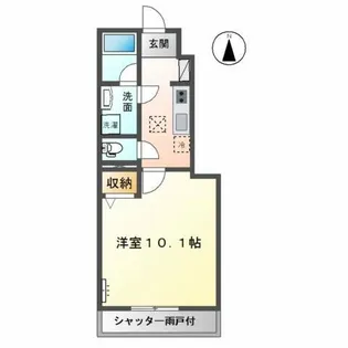 サンエイチ【1階】の間取り