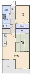 香月マンション【7階】の間取り