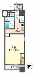 ドゥーエ千種【906号室】の間取り