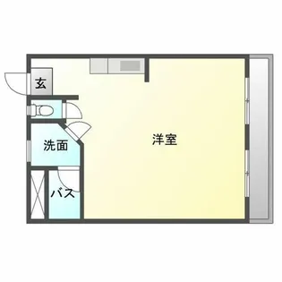 光ビル【403号室】の間取り