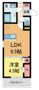 アーバンハイツ段上【107号室】の間取り