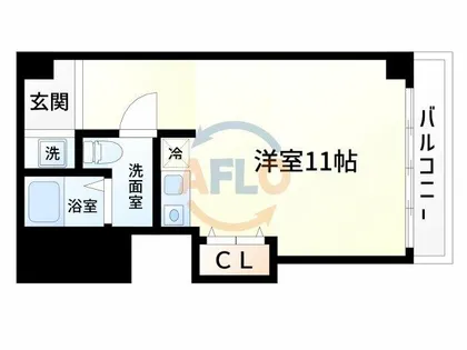 松原マンション【4階】の間取り