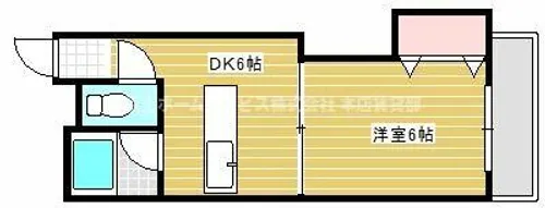 サニーハイツ住吉【503号室】の間取り