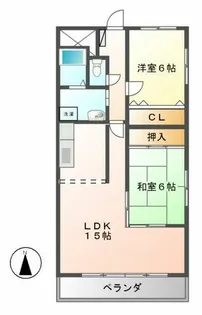 メゾンドール上泉【9階】の間取り