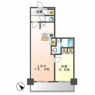 ロイヤルパークス千種【7階】の間取り
