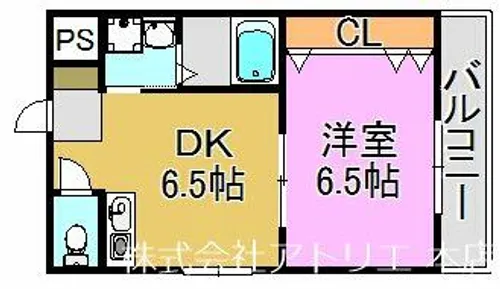 ドゥミルアン東大阪【4階】の間取り